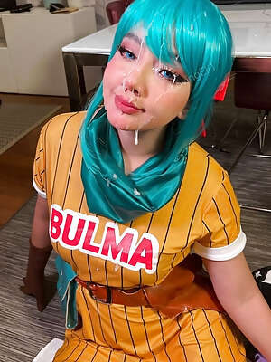 Huge Facial On Bulma's Face