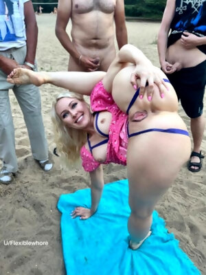 I Go To A Public Beach Naked Because I Love When A Lot Of Guys Masturbate To Me?